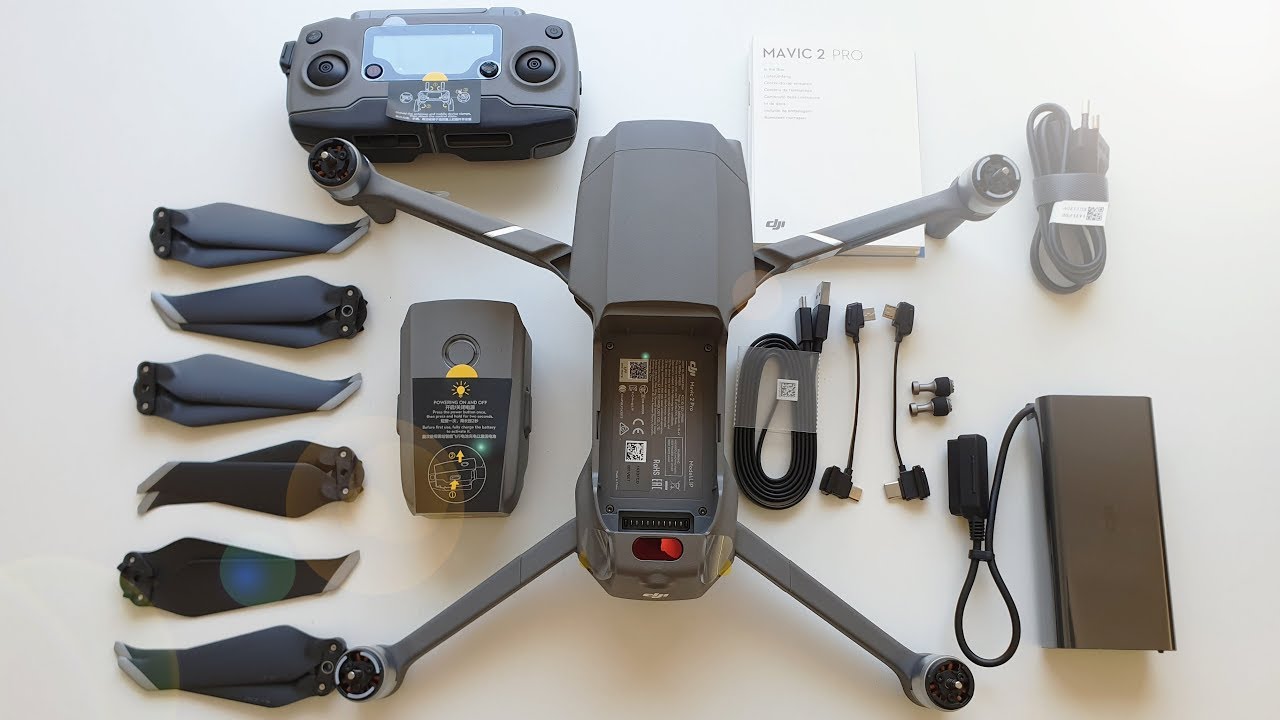 DJI Mavic 2 PRO Unboxing & what's inside the box in details 4K