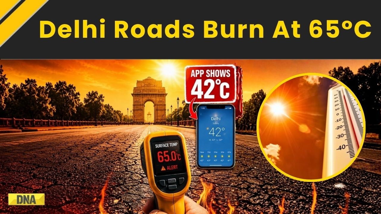 Delhi News: Delhi Heatwave 2026 Shows Roads Burning At 65&deg;C While Weather Apps Show 42&deg;C