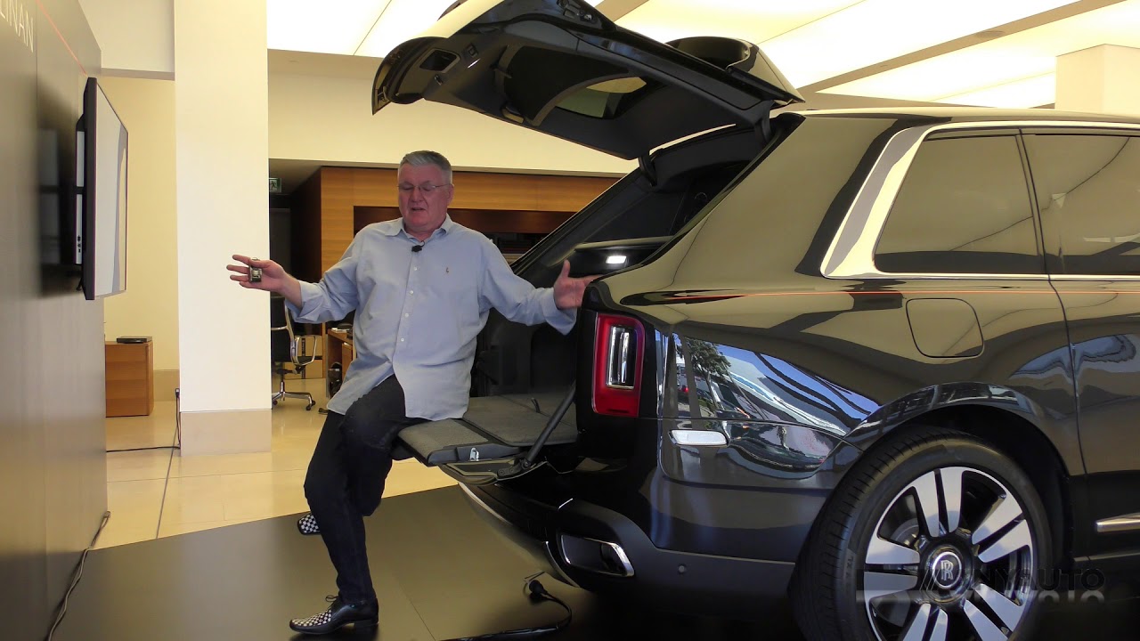 a tour through Rolls Royce's Cullinan interior and exterior