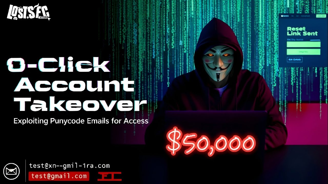 The Most Underrated 0-Click Account Takeover Exploit Using Punycode IDN Attacks | Bug bounty