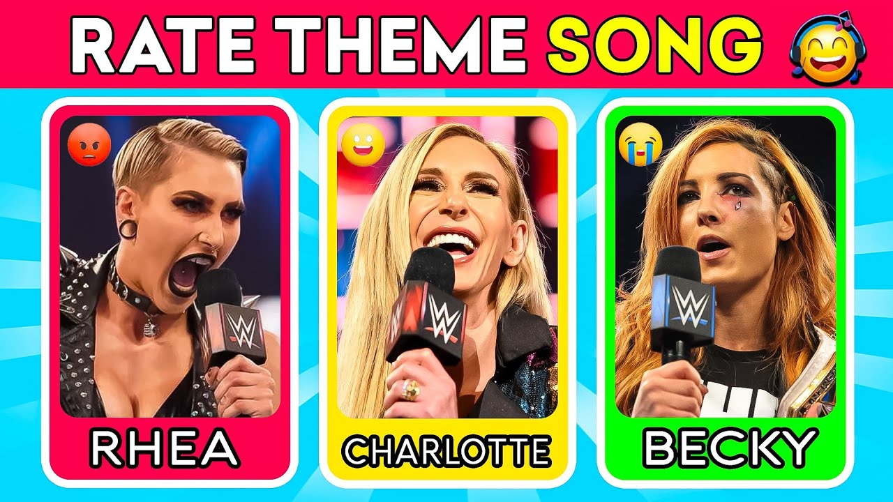 У какой рестлерши WWE лучшая музыкальная тема? 🎵✅ | Викторина WWE