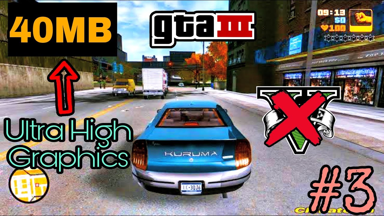 [40 MB] Gta 5 4K Realistic Graphics Mod For Gta 3 Android | With Cleo Cheats | GTA lll | Part 3