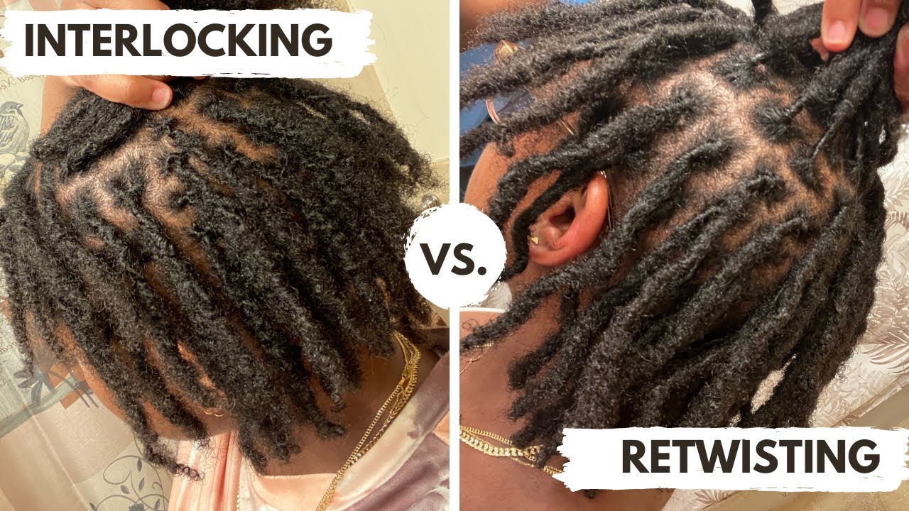 INTERLOCKING VS. RETWISTING LOCS | WHY I STOPPED INTERLOCKING MY LOCS | PROS & CONS
