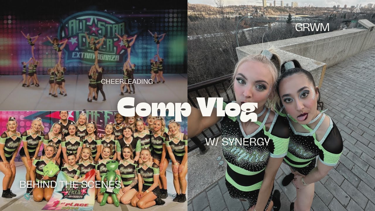 Our last cheer competition before Worlds!!🌎✨ | SYNERGY VLOG