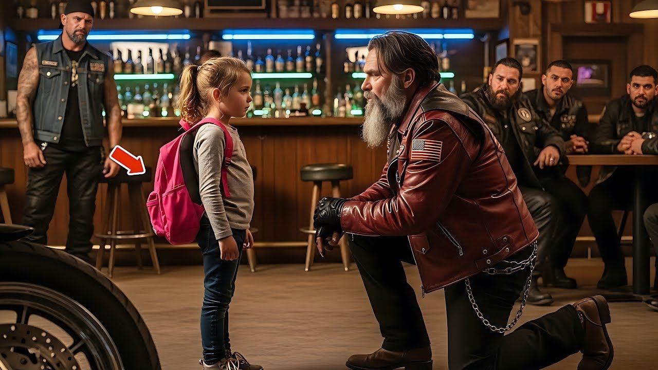 Little Girl Ran Into a Biker Bar Begging for Help — What They Found in Her Pink Backpack..