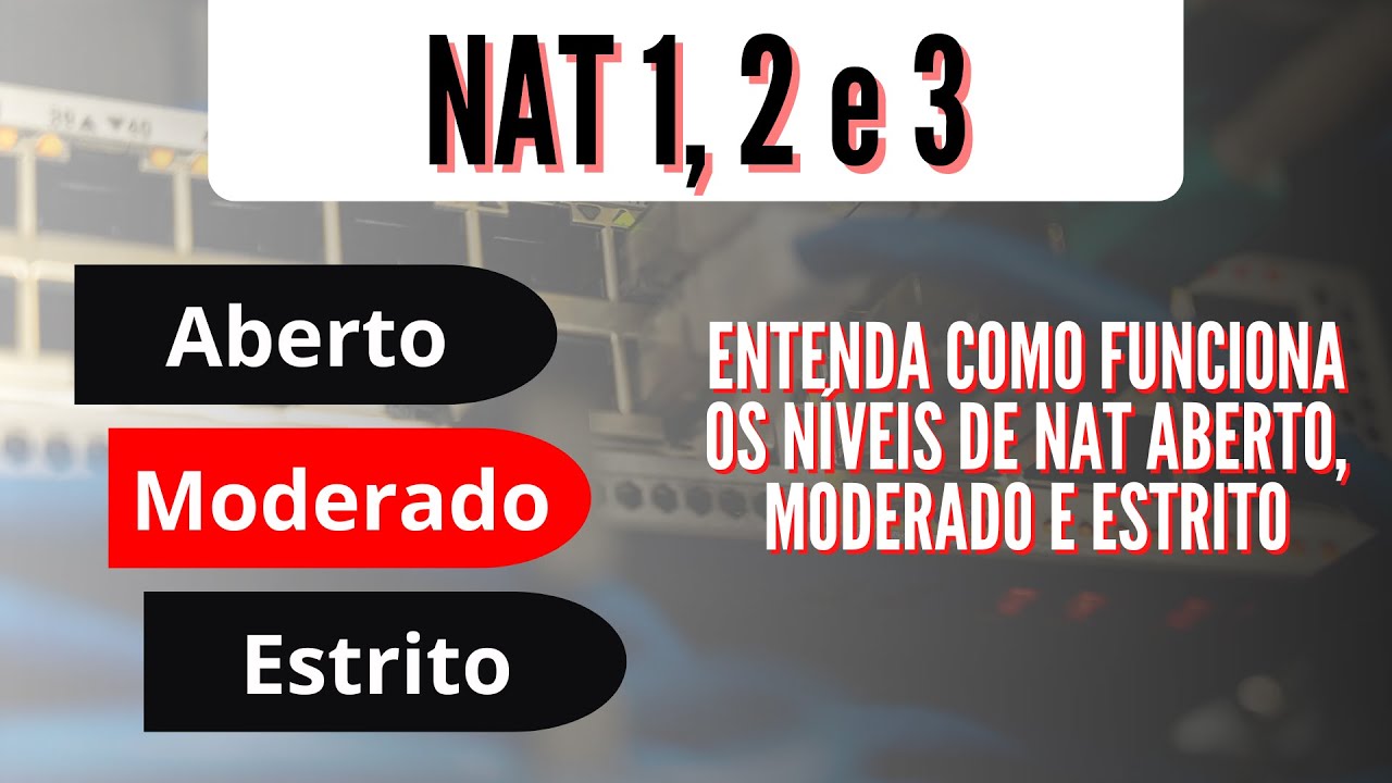 Como funciona o NAT aberto, moderado e estrito - NAT 1, NAT 2 e NAT 3