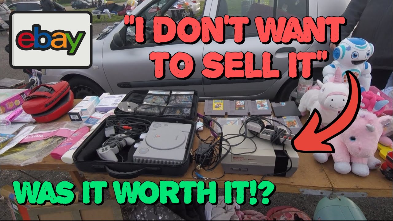 She didn’t want to sell me her Consoles! Bootsale Hunting - EBay Reseller