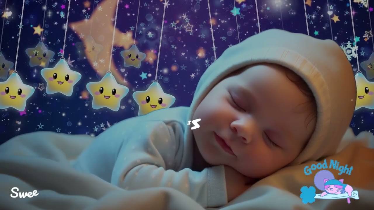 Baby Sleep Music💤Instant Baby Sleep in 3 Minutes🌙Deep Sleep Magic💖Mozart & Brahms Lullabies