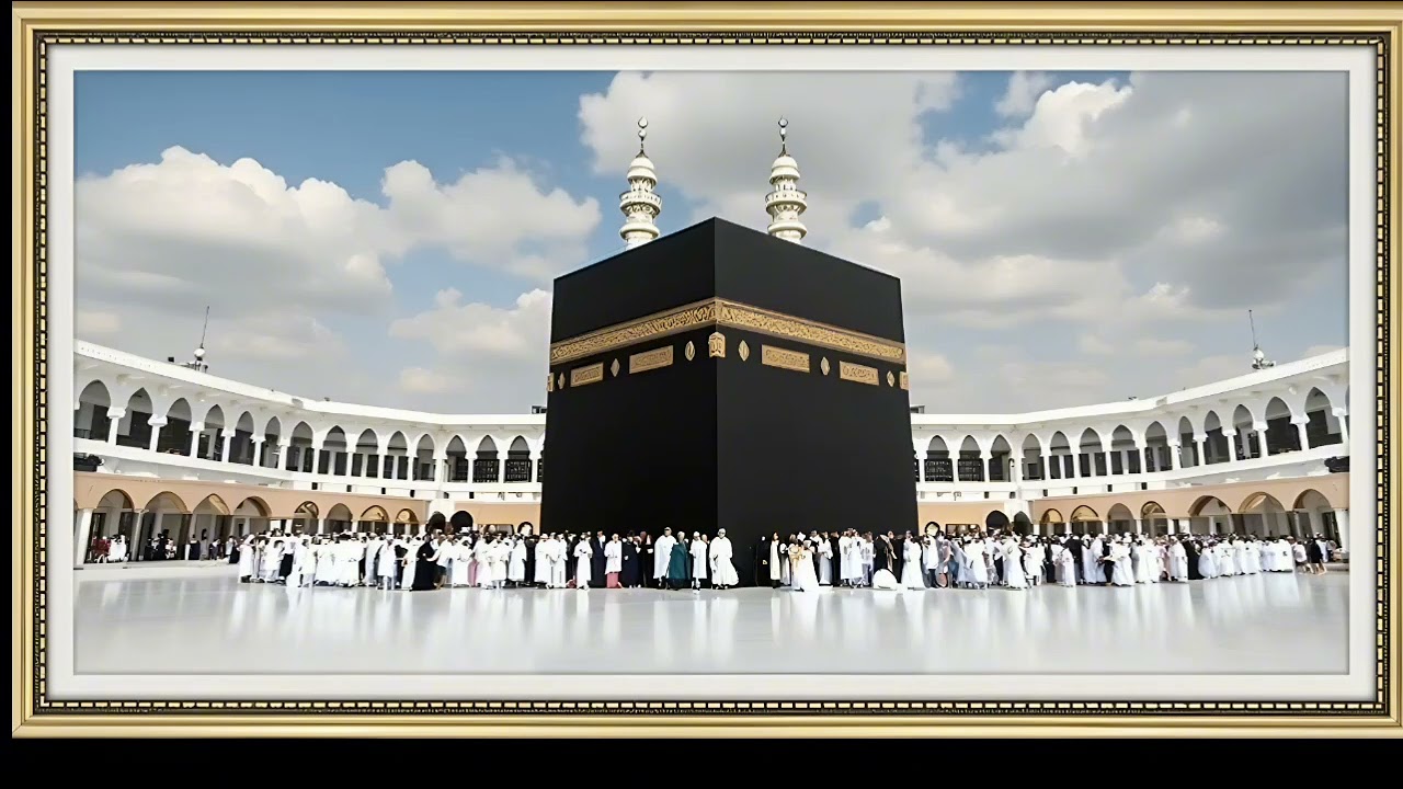 خلفية شاشة 4K لمكة المكرمة بجودة عالية ✨ روعة الكعبة المشرفة لتلفازك أو جوالك