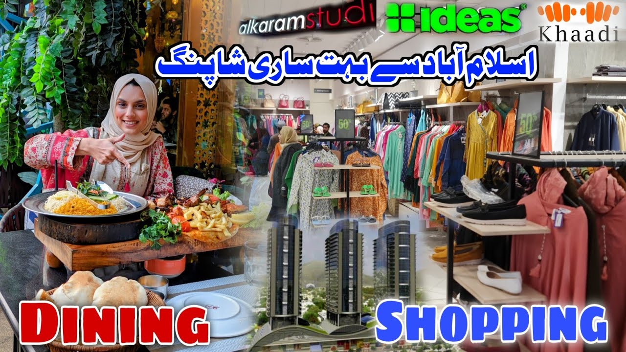 Lots of Shopping 🛍 from Islamabad | Trying Turkish & Lebanese Cuisine | Kv Family |