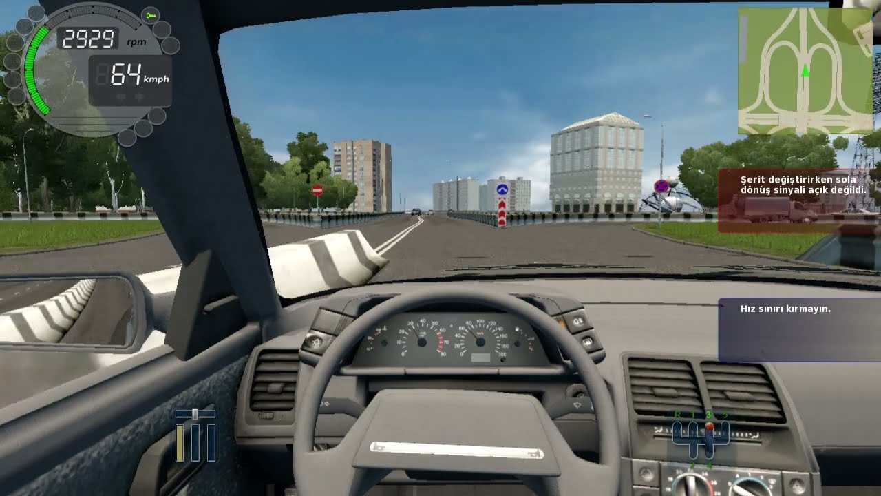 Lada sürüyorum.Araba sürüşü.Araba sürme oyunu.