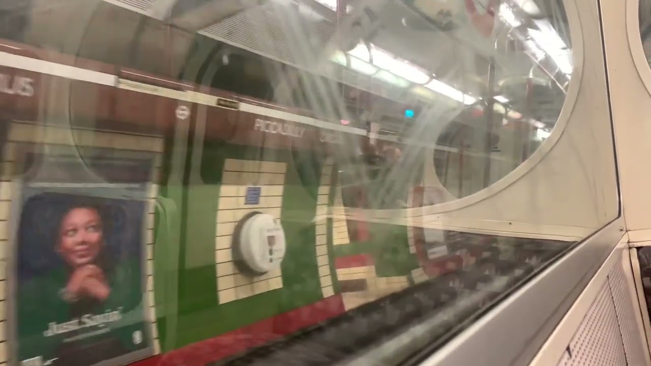 Piccadilly Circus is Closed this train will not stop at Piccadilly Circus 1972 stock