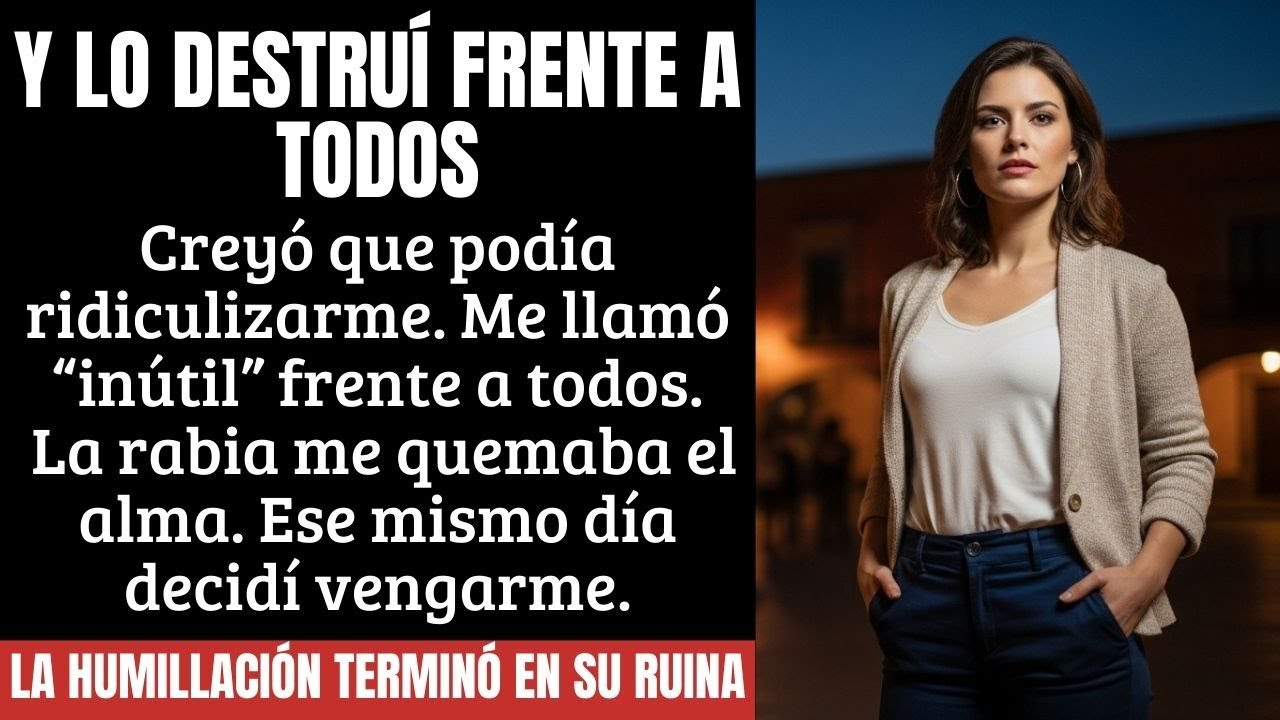 Mi esposo me humilló frente a todos… Pero lo destruí con una venganza pública que jamás olvidará