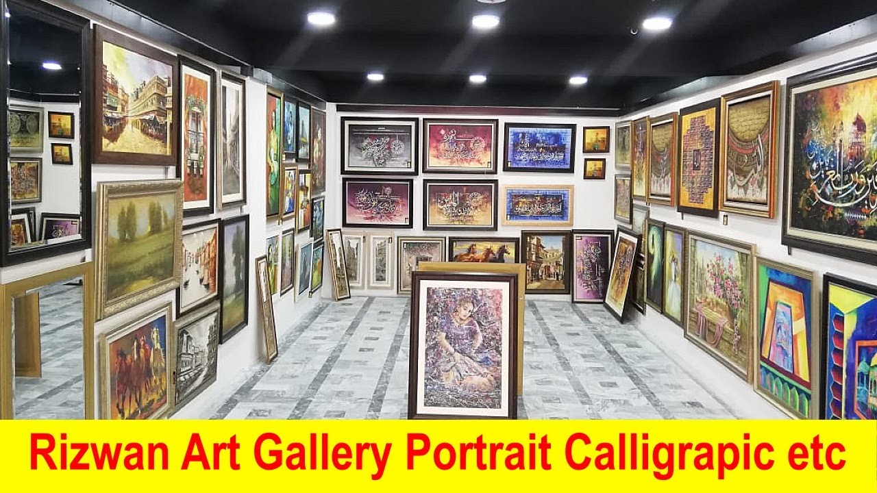 Rizwan Art Gallery Landscape Paintings Calligraphic Miniature Paintings Handmade Portraits Pakistan