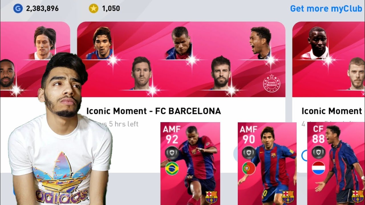 Iconic moment - Barcelona pack opening | can 1000 coins get u an iconic? pes 20 mobile
