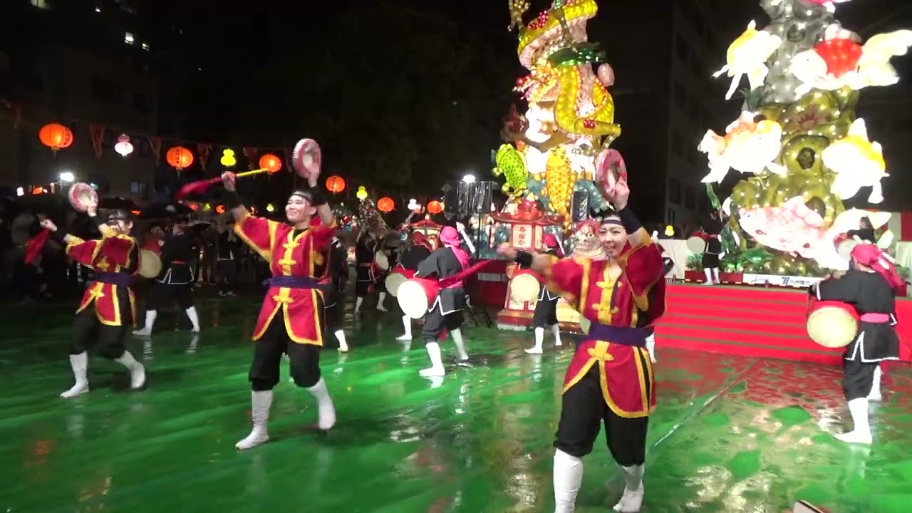 球國祭り、太鼓エイサー (2) in Nagasaki Feb.14