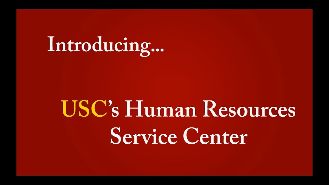 Human Resources Service Center