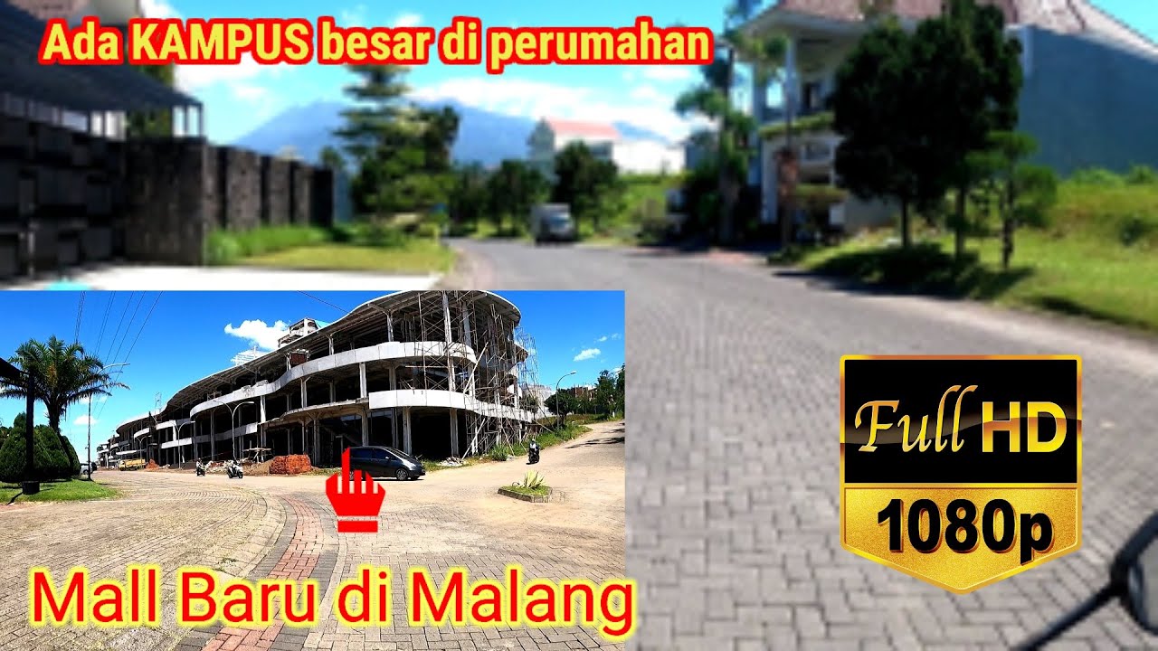 Keliling Perumahan Villa Puncak Tidar Kota Malang | MOTOVLOG