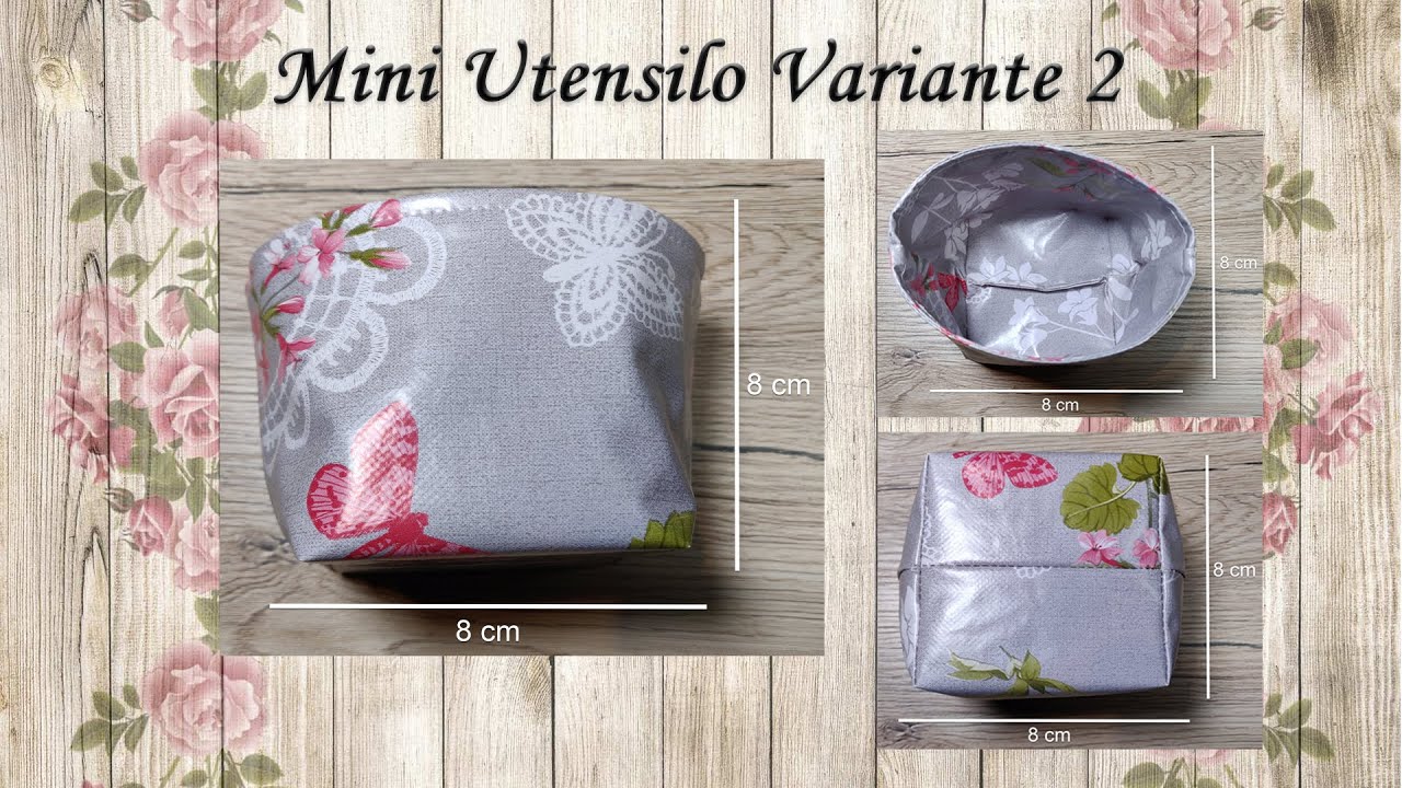 Mini Utensilo Variante 2 nähen / *Tutorial* kostenloses Schnittmuster