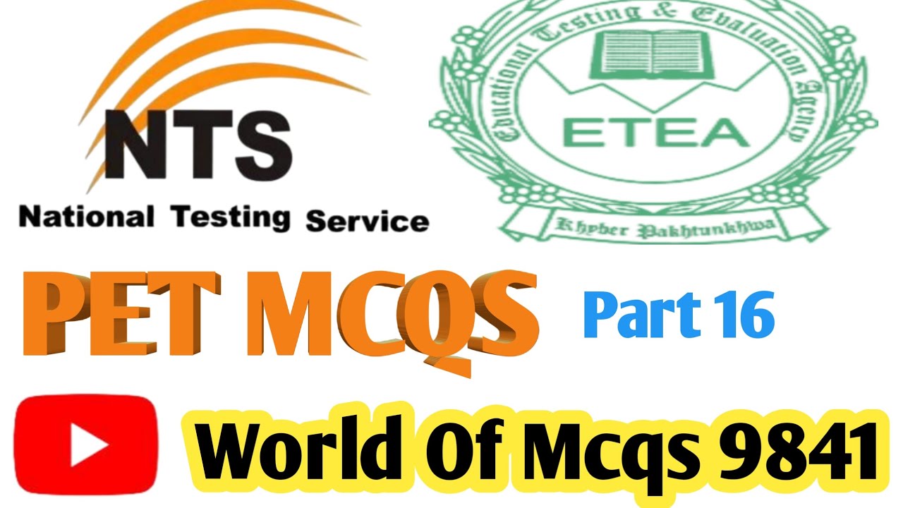PET MCQS || NTS MCQS || ETEA MCQS