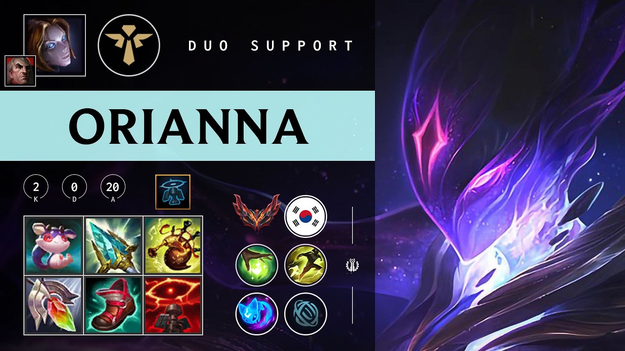 Orianna Support vs Karma - KR Grandmaster Patch 26.03