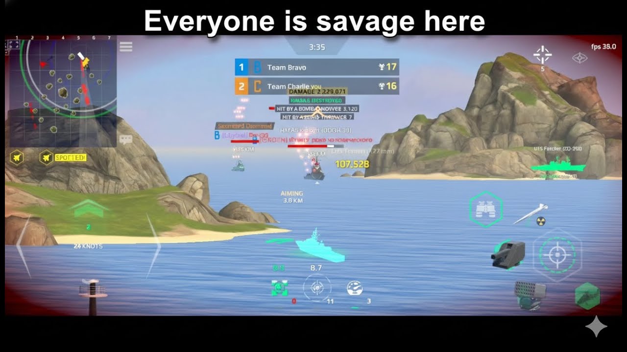 Everyone is savage here #modernwarships #tandomwars