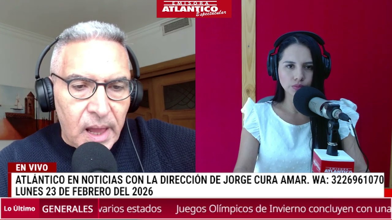 🎙️📻 Resumen Atlántico en Noticias - Lunes 23 de febrero de 2026