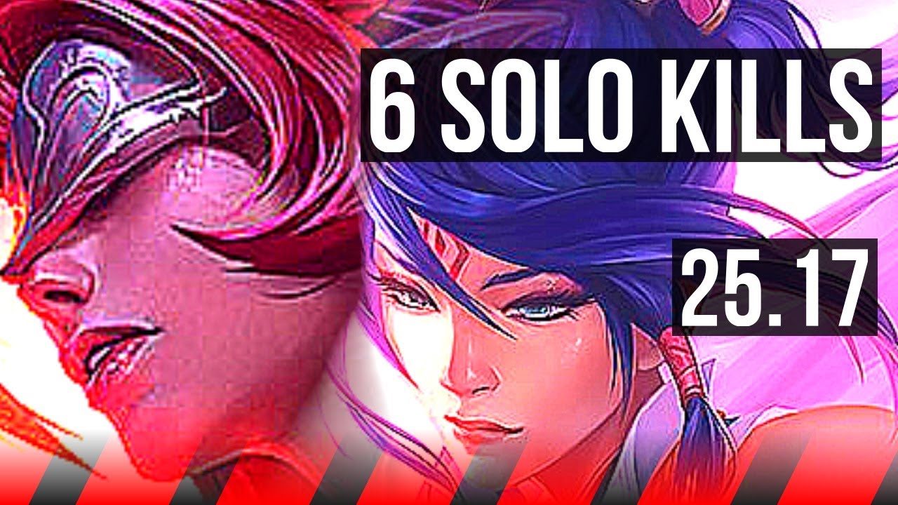 RIVEN vs FIORA (TOP) | 6 solo kills, Legendary | KR Master | 25.17