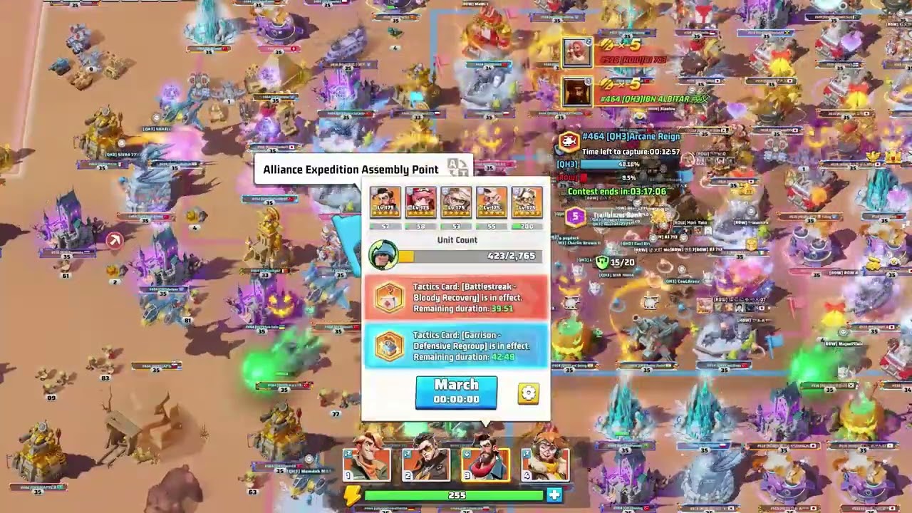 RoW 518 vs QH3 464 Bank Capture