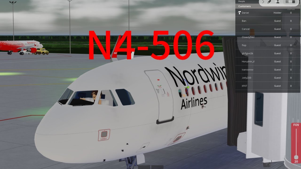 Nordwind Airlines | Рейс Челябинск - Сочи (ROBLOX)
