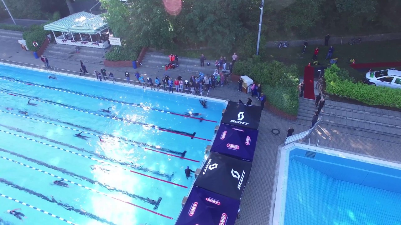 Double Ultra Triathlon Emsdetten - Wechsel - 1. Mann Robert Karas - Weltrekord