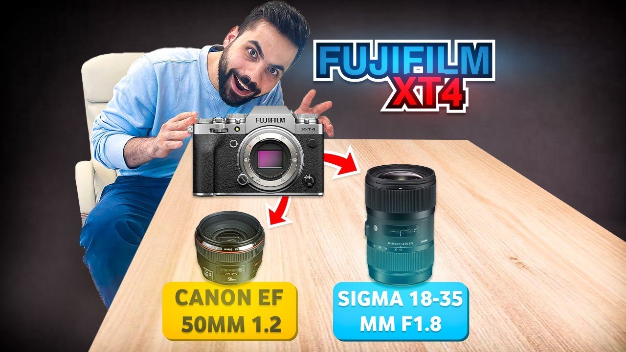 مراجعة وفتح علبة Fujifilm xt4  مع مقارنة جميع انواع العدسات