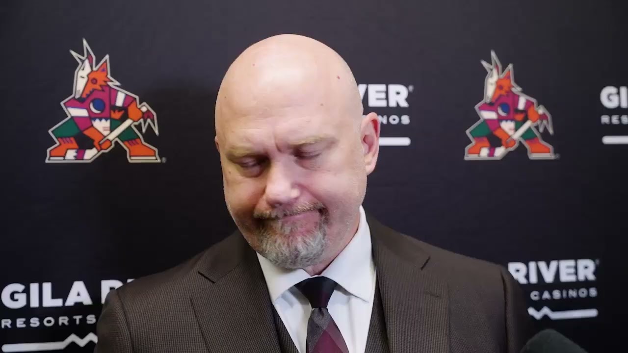 3/30/24 Crouse and Head Coach André Tourigny Speak to the Media Following Today's Game vs NY Rangers