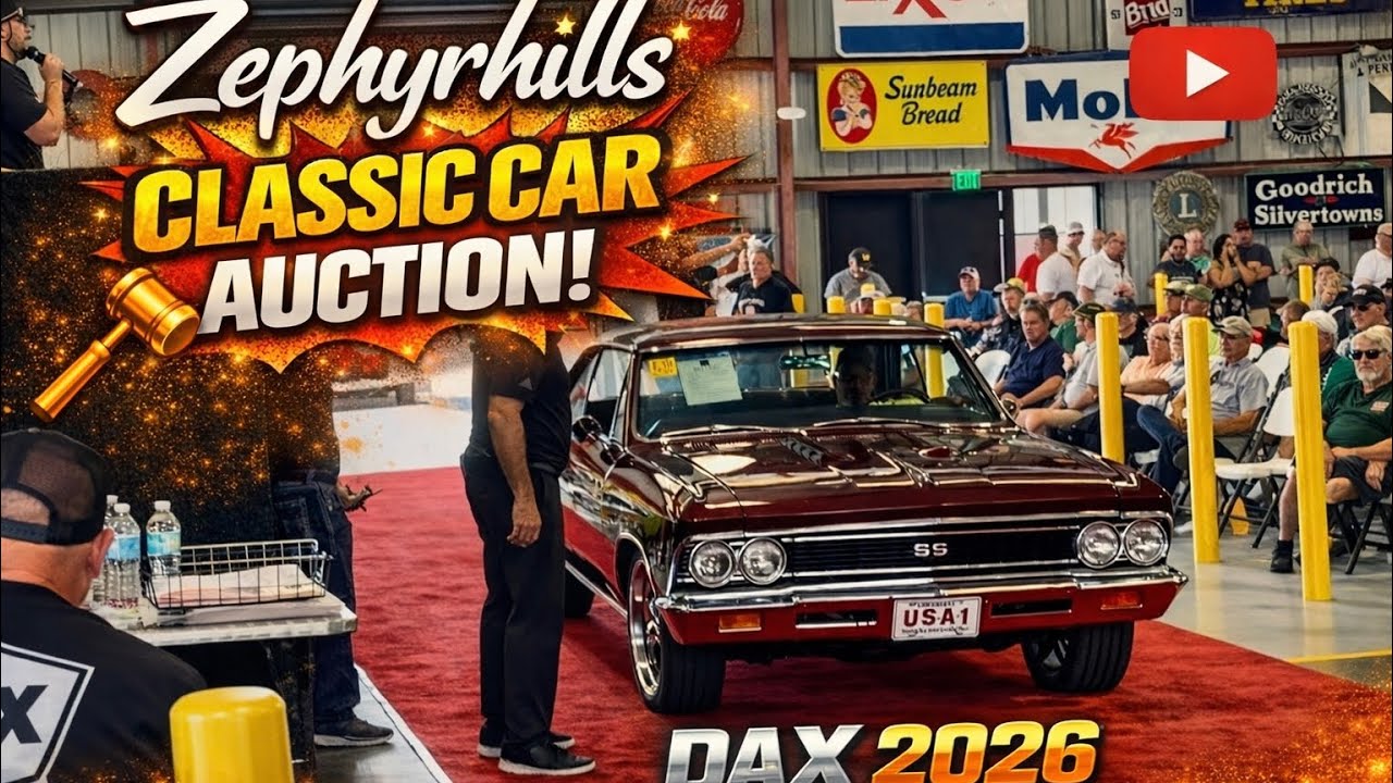 Аукцион классических и маслкаров Zephyrhills DAX! Обзор автомобилей и ход аукциона! 28 марта 2026 г.