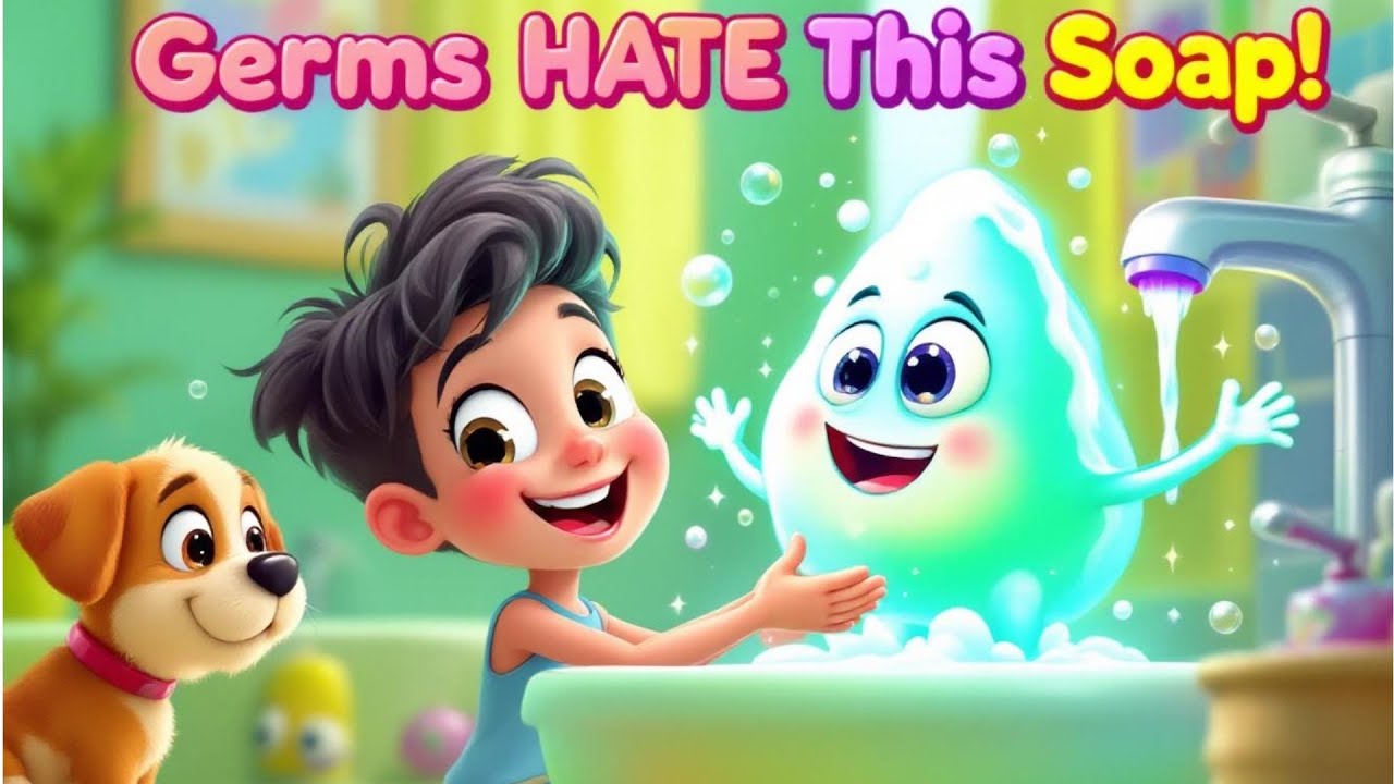 Germs HATE This Fun Soap Trick! 🧼✨ Wash & Wiggle!