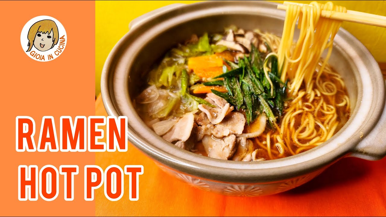 RAMEN HOT POT | RAMEN NABE: Il Ramen facile, veloce e nutriente ! | HEALTHY HOMEMADE RAMEN
