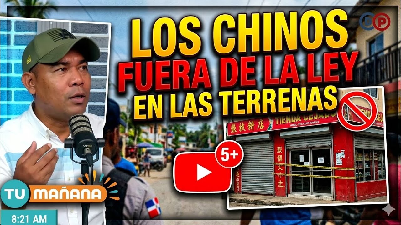 CHINOS FUERA DE LA LEY EN LAS TERRENAS TIENDA SIN LICENCIA DE CONSTR 5 VECES CERRADA 
