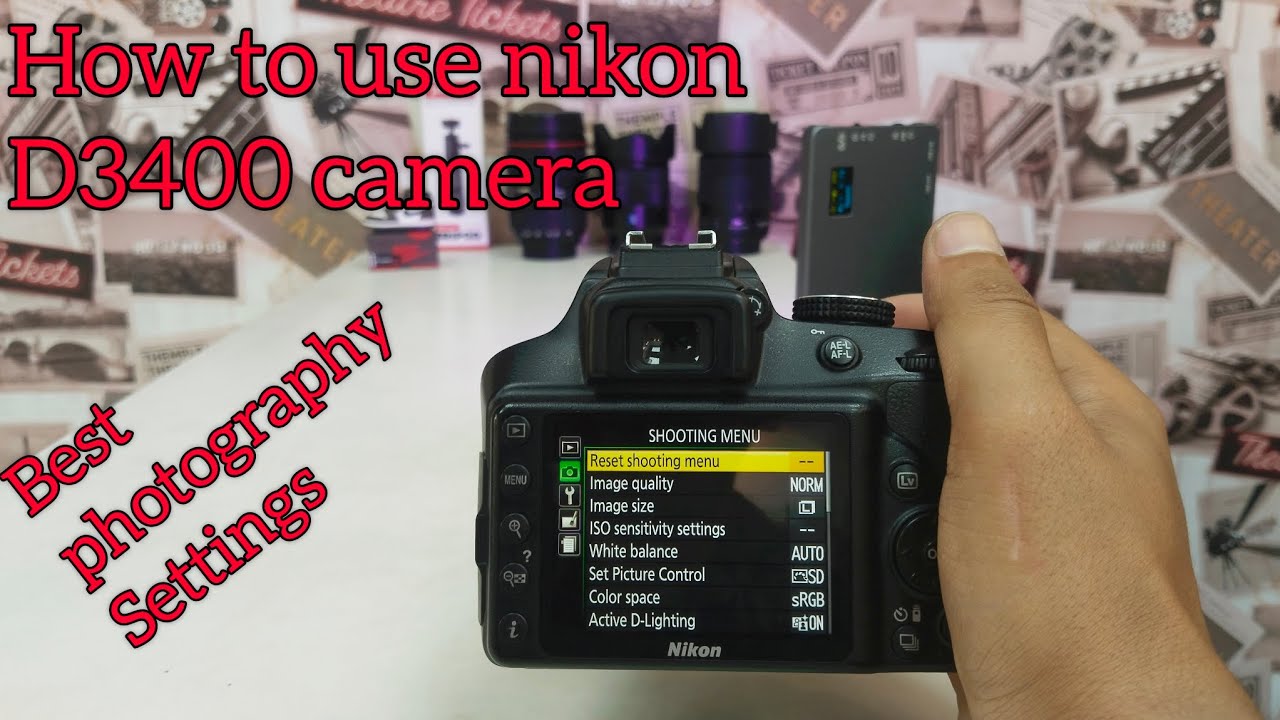 Nikon D3400 best photography settings || manual how to use || #Nikon #D3400 #settings #CamGadgets