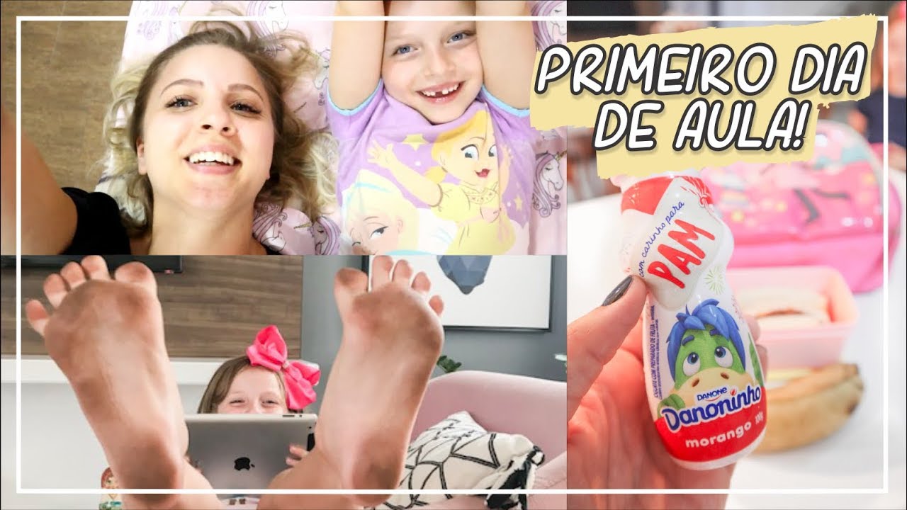 PRIMEIRO DIA DE AULA, IDEIAS PARA LANCHEIRA DA ESCOLA - ROTINA DA MANHÃ