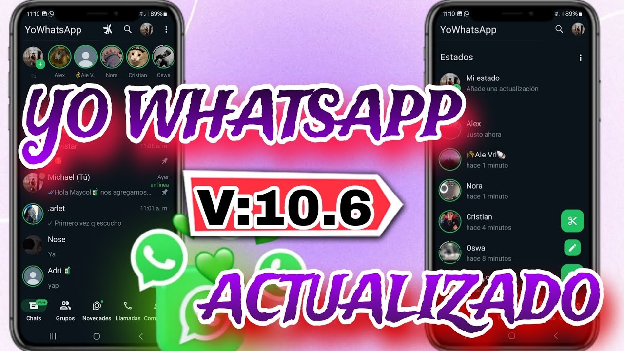 Yo WhatsApp &Uacute;ltima Versi&oacute;n 10.6 ||Fouad WhatsApp|| #fyp #parati #viral #whatsapp