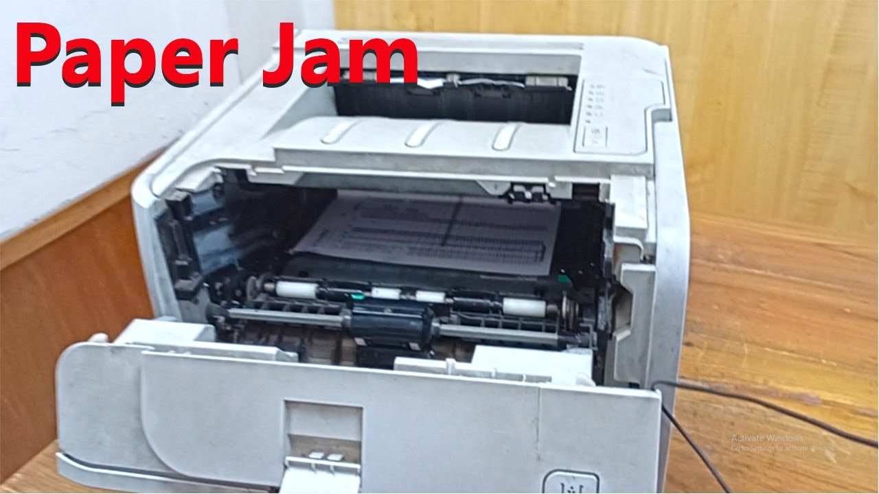 How to fix paper jam problem hp laser jet 2035 printer