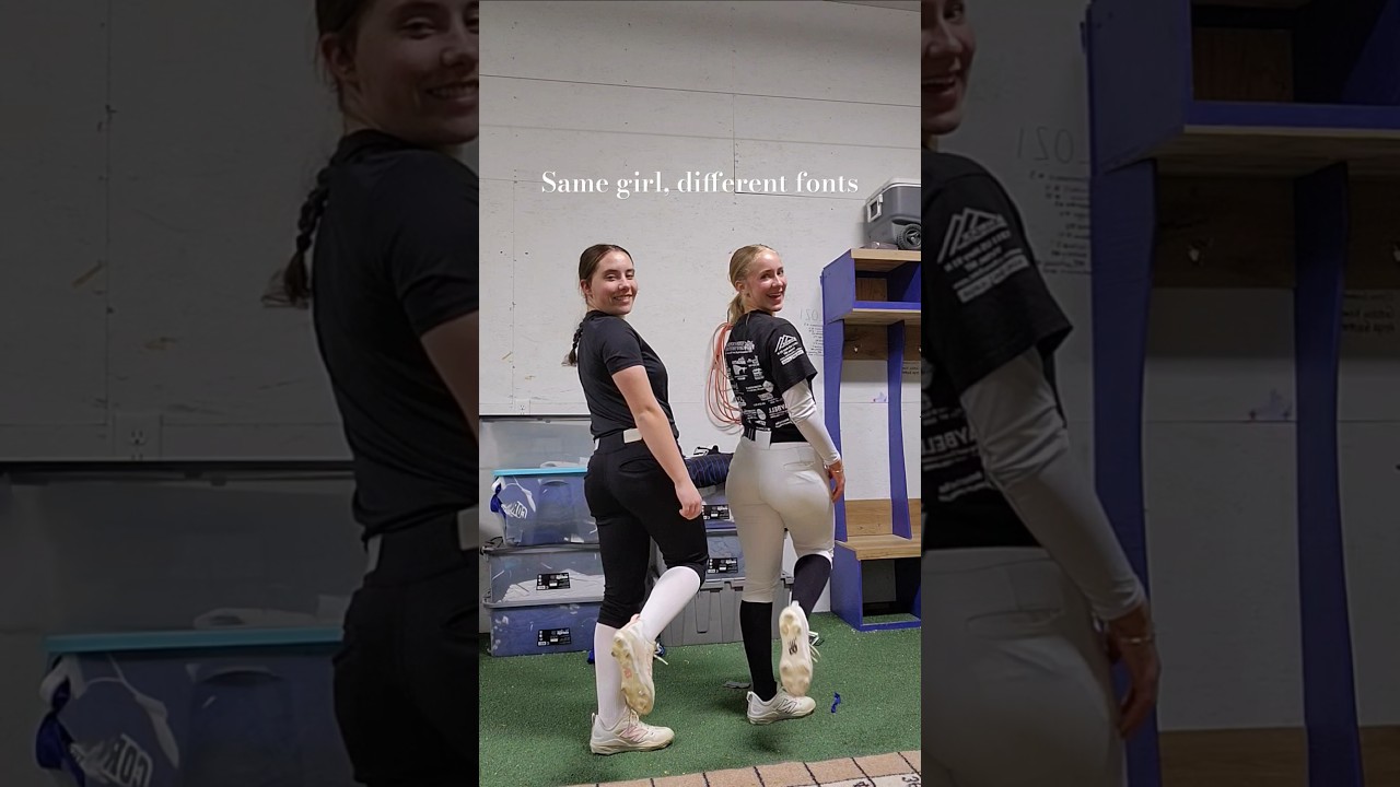 twinning but not really :) #shorts #fyp #softball #highschoolsports  #girls #ootd #viral