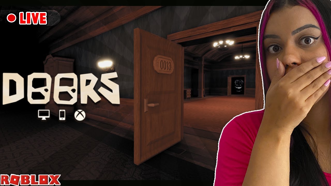 🔴 AO VIVO 🔴JOGANDO DOORS NO ROBLOX!  👁️