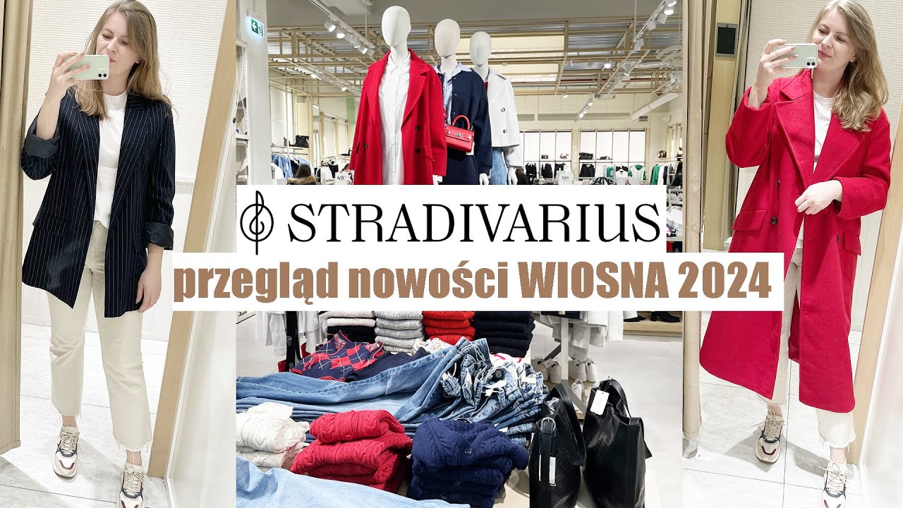 PRZEGLĄD WIOSENNYCH NOWOŚCI STRADIVARIUS CZ1 TRENDY WIOSNA LATO 2024 I MIERZYMY