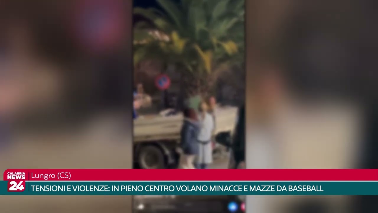 Lungro (CS) - Tensioni e violenze: in pieno centro volano minacce e mazze da baseball