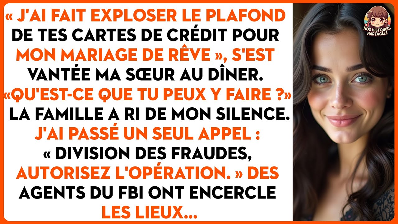 « J'ai payé mon mariage avec tes cartes. » Le FBI a débarqué à la fête.
