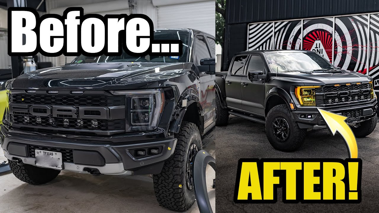 2023 Ford Raptor Full STEK Matte PPF Install and MORE! | 4k