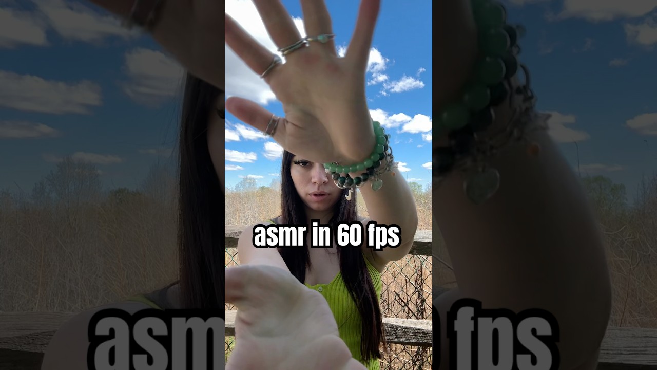 60 fps asmr 💯 #sleep #relax #whisper #tingles #handmovements ￼