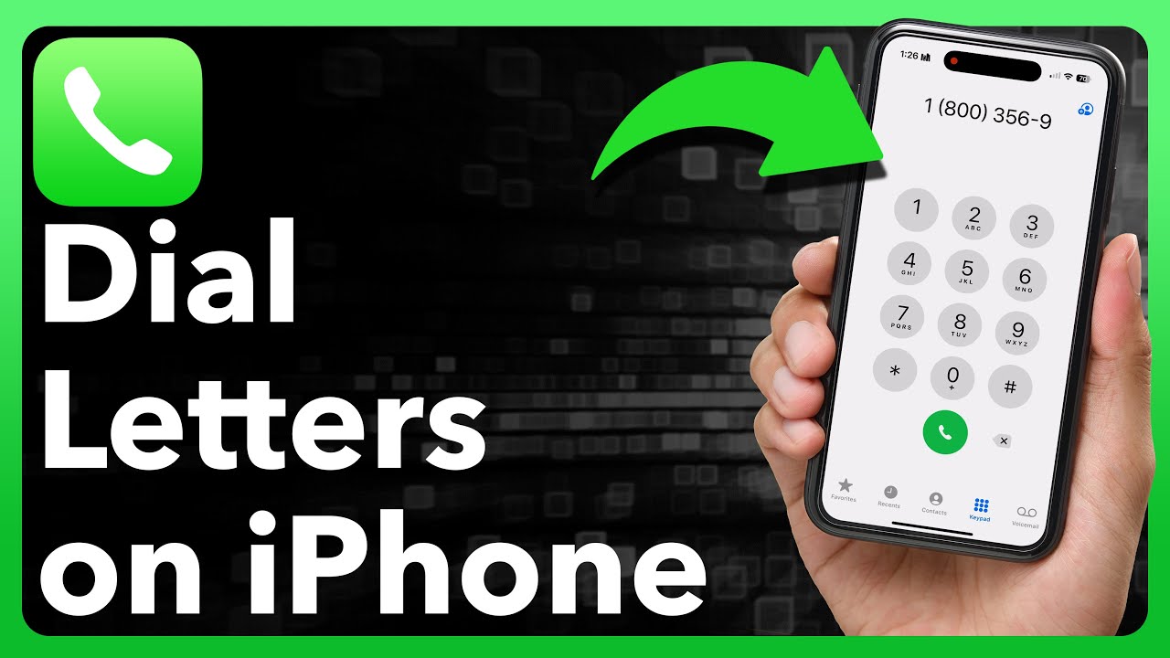 How To Dial Letters On iPhone Phone App