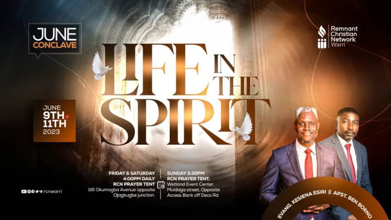 REV. BENJAMIN BORNO MINISTERS AT RCN WARRI JUNE CONCLAVE || LIFE IN THE SPIRIT || DAY 1